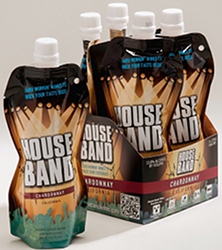 House Band Flexible Wine Pouch